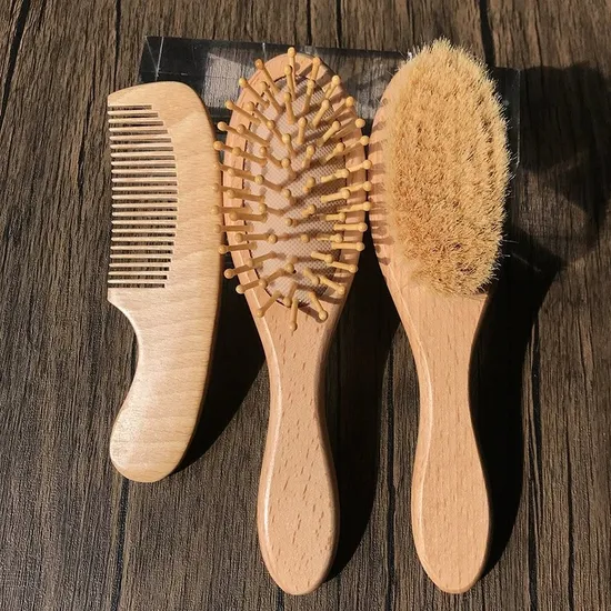 3-Piece Baby Brush & Comb Set