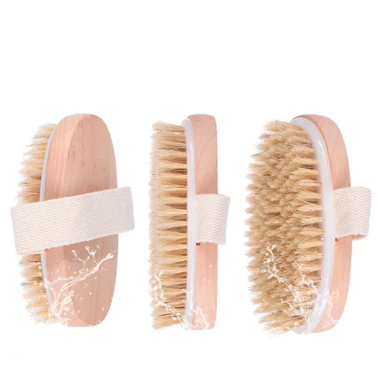 Bamboo Silicone Bath Body Brush